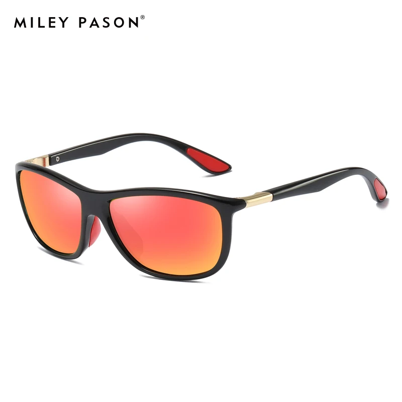 Hot sale Fashion Ultra-textured vintage Retro oculos Outdoor sports Sunglasses men gafas luxury Brand Designed 201907 - Цвет линз: 4