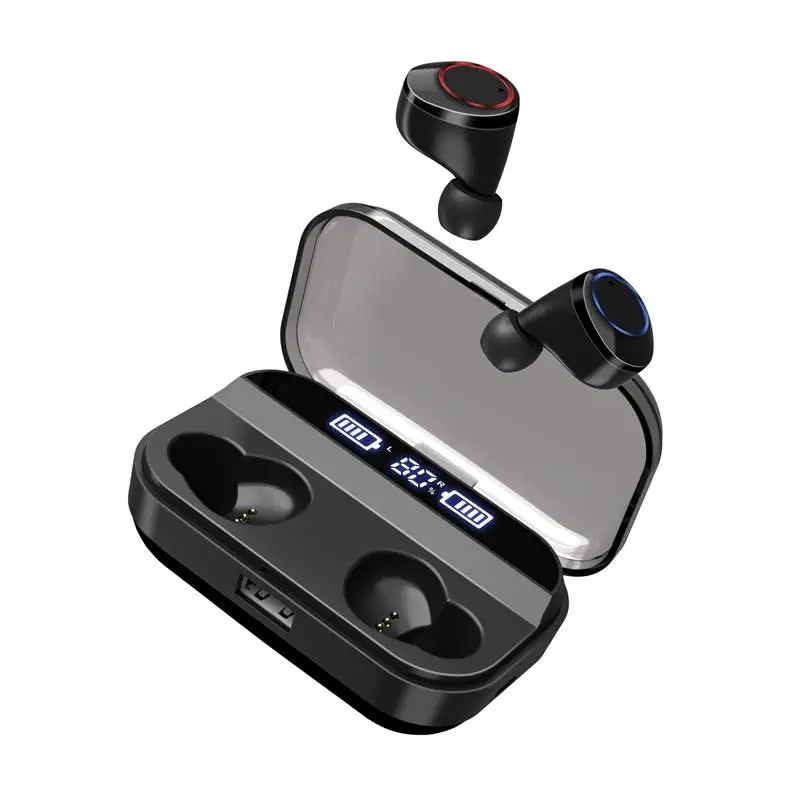 OPA TWS беспроводные наушники Bluetooth 5,0, наушники с сенсорным дисплеем, спортивные стерео беспроводные наушники, гарнитура, зарядная коробка