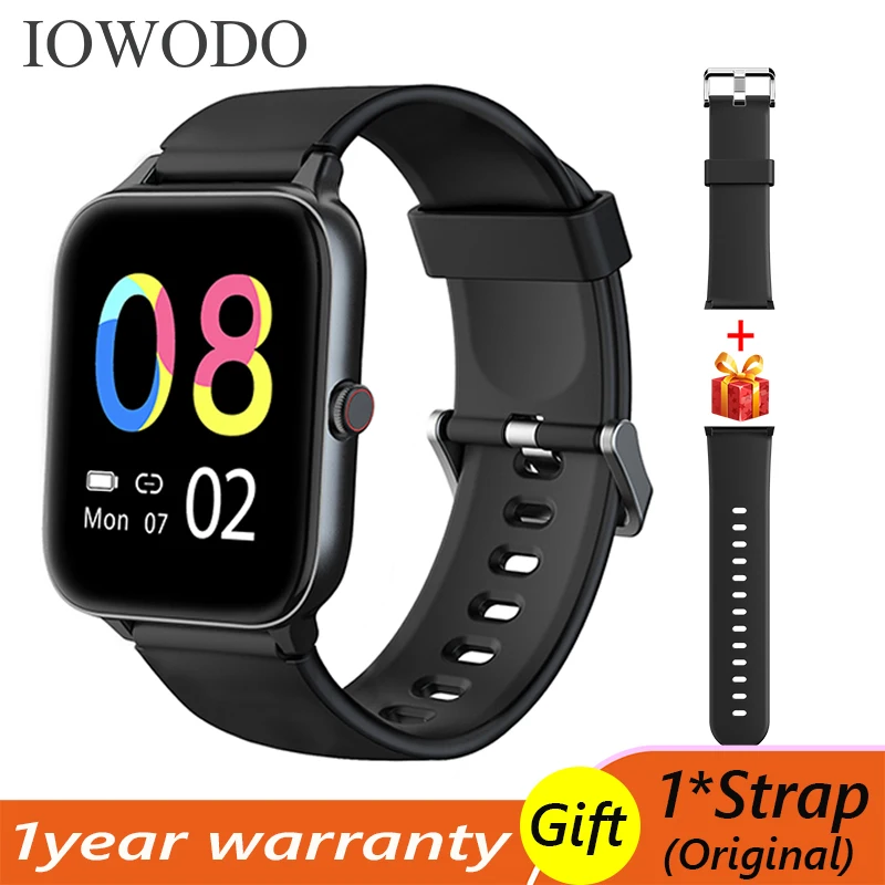 Iowodo Smart Watch R3 Pro Women 5atm Waterproof Fitness Tracker Heart Rate  Monitor Long-lasting Battery For Android Ios Phone - Smart Watches -  AliExpress