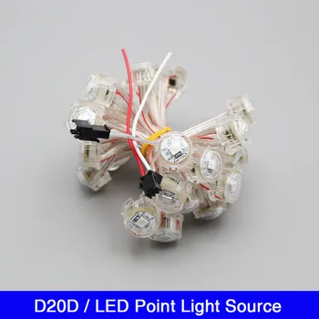 

Free sample and waterproof 20mm smd5050 rgb led pixel light sources for led pixel letters/led pixel display/advertisement signs