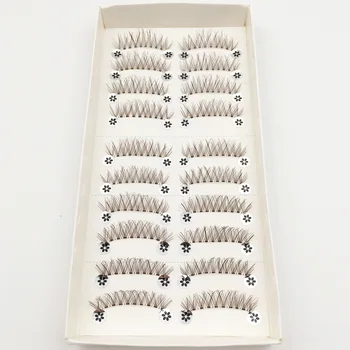 

10 A Japanese-style False Eyelashes Manufacturers Wholesale Handmade Natural tou ming geng Eyelashes Nude Makeup Light Make-up L