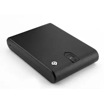 

Safe Portable Fingerprint Box Safe Fingerprint Sensor Box Security Keybox Strongbox OS100A for Valuables Jewelry Cash