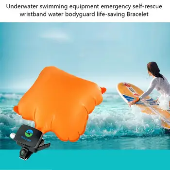 

Waterproofing Protection Tool Lifesaving Bracelet Water Airbag Inflatable Emergency Novice Diving Essential Self-Rescuer
