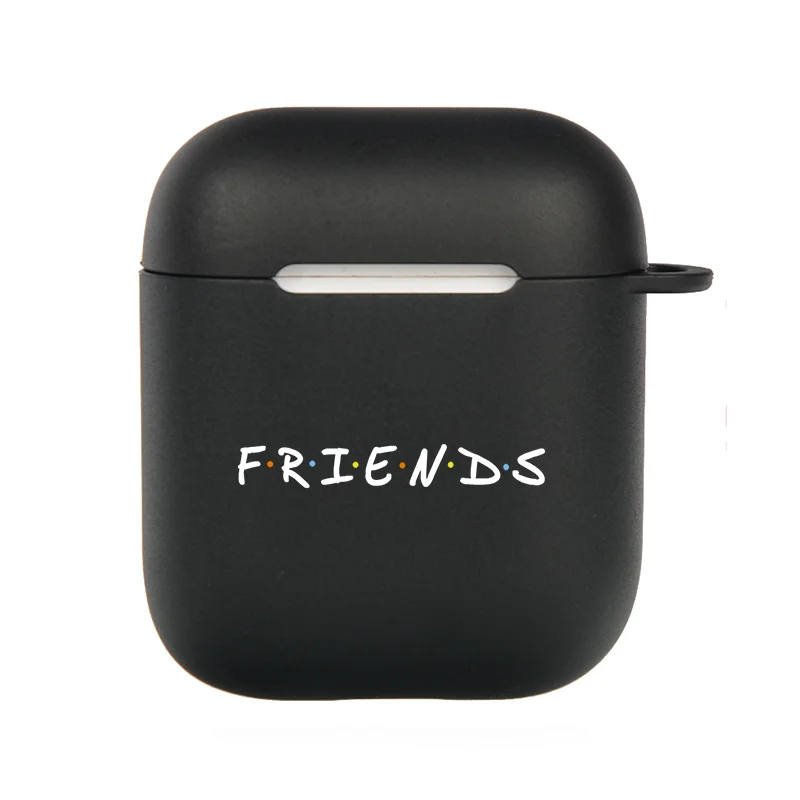 I02394S Чехол для наушников tv Friends для девочек Apple Air pods 2 чехол для зарядного устройства для AirPods 2 1 жесткий черный защитный чехол Аксессуары - Цвет: I02394S