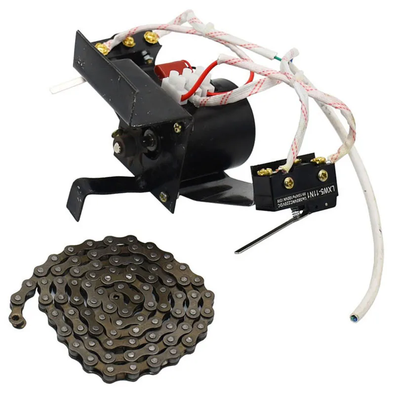 BMBY-1 комплект инкубатор автоматический поворот яиц Системы 220V 100 см цепь промышленной Включите плотные яиц мотор с