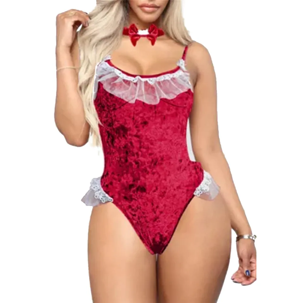 Новый женский комплект нижнего белья из 2 предметов сексуальный бархатный