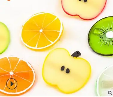 200 шт/Партия DIY Простые мульти смолы моделирование кусочки фруктов заколки для волос резинки для волос Инструменты для укладки волос аксессуары для волос HA1201 - Цвет: Hair Clips