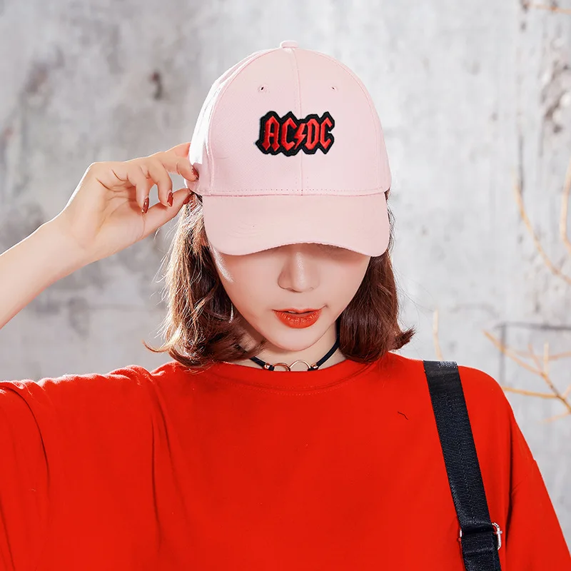 

New Style Korean-style Baseball Cap-Style Labeling Men And Women Unisex College Style Versatile Students Casual Outdoor Brim Hat
