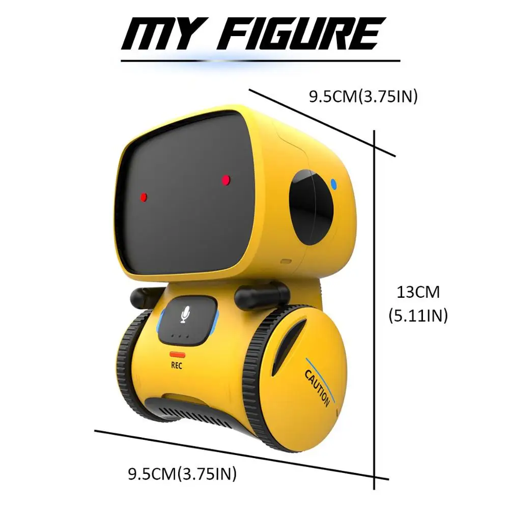 2019 New Type Robots for Kids Dance Voice Command Touch Control Toys Interactive Robot Cute Toy Smart Robotic New years Gifts