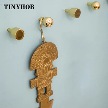 

Golden coat hooks Solid brass hook wall door clothes coat hat Nordic Style hanger for bedroom kitchen bathroom