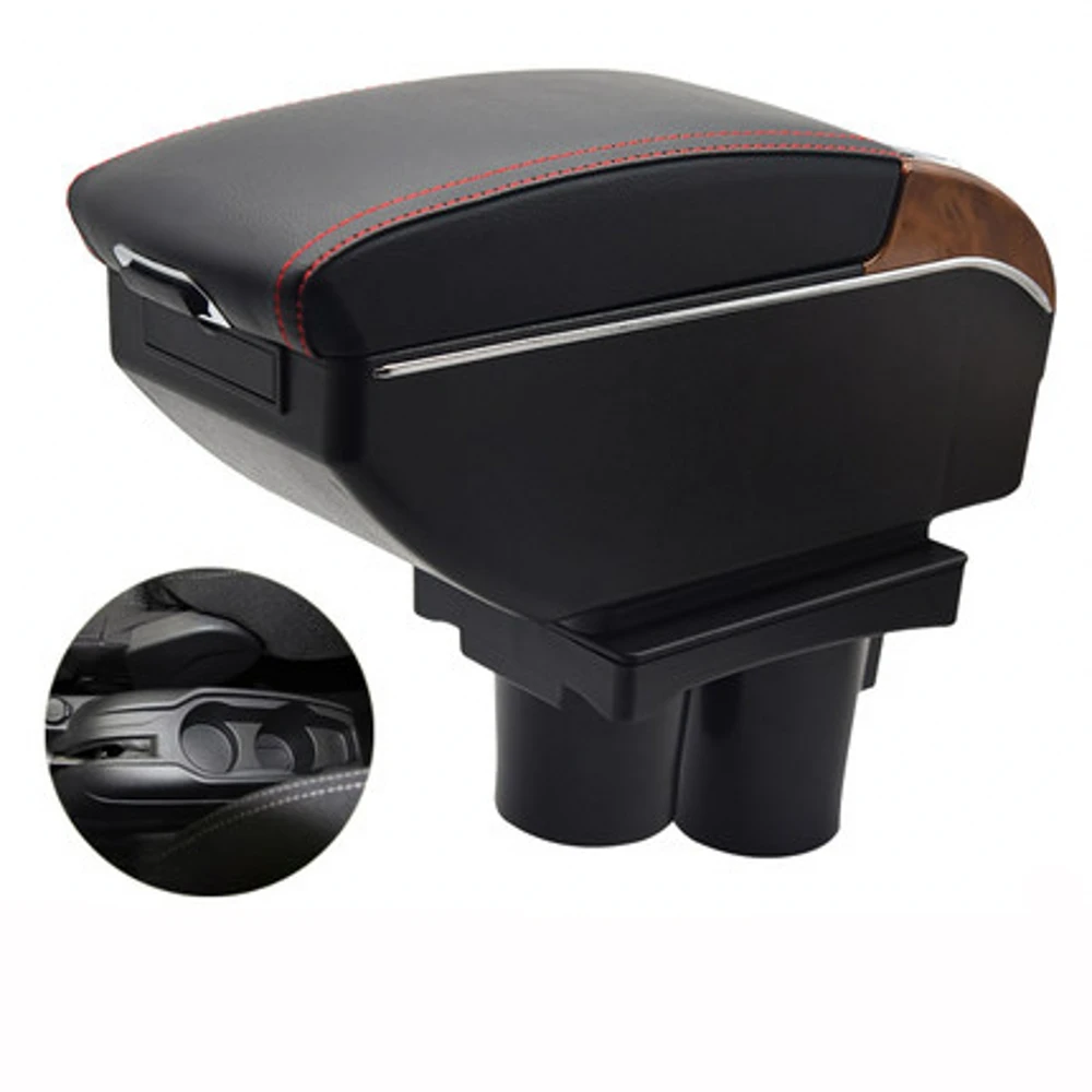 Reposabrazos Central Para Peugeot 2008 3008 5008 208 Y Volvo XC40 XC60 XC90 S90 V60 – Ajustable En Altura Con Almacenamiento