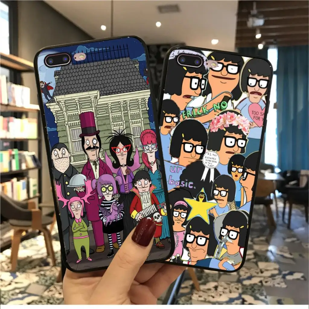 Yinuoda чехол для Bobs Burgers черный мягкий телефона iPhone X XS MAX 6 6S 7 7plus 8 8Plus 5 5S XR 11pro max |