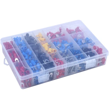 

New Cold-Pressed Terminals for Wires Ferrules Tubular Crimp Electrical Terminal Connector Wire Connector Suit for 0.5-2.5mm²