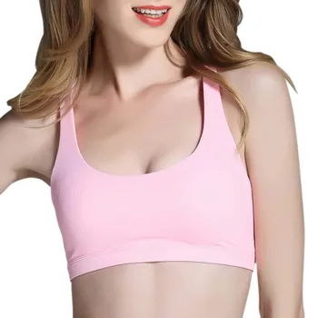 

2019 Sexy Cross Bra Seamless Women Wire Free Fitness Bra Bandage Top Wear Push Up Vest Bra