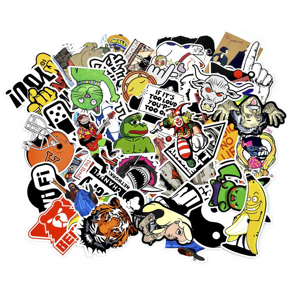 Разнообразные наклейки в стиле граффити 100шт/лот|decal sticker|sticker bombcar styling |
