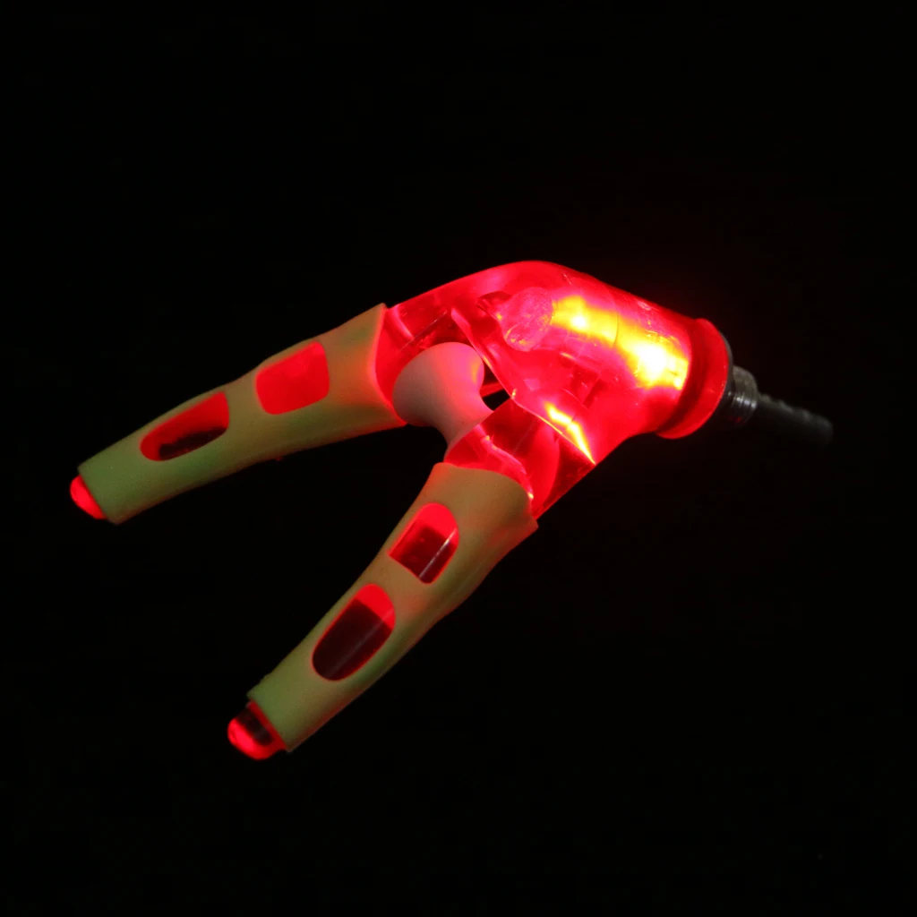 Built-in Light Carp Fishing Rod Rest Holder Luminous Plastic Butt Rod Stand Bracket Support