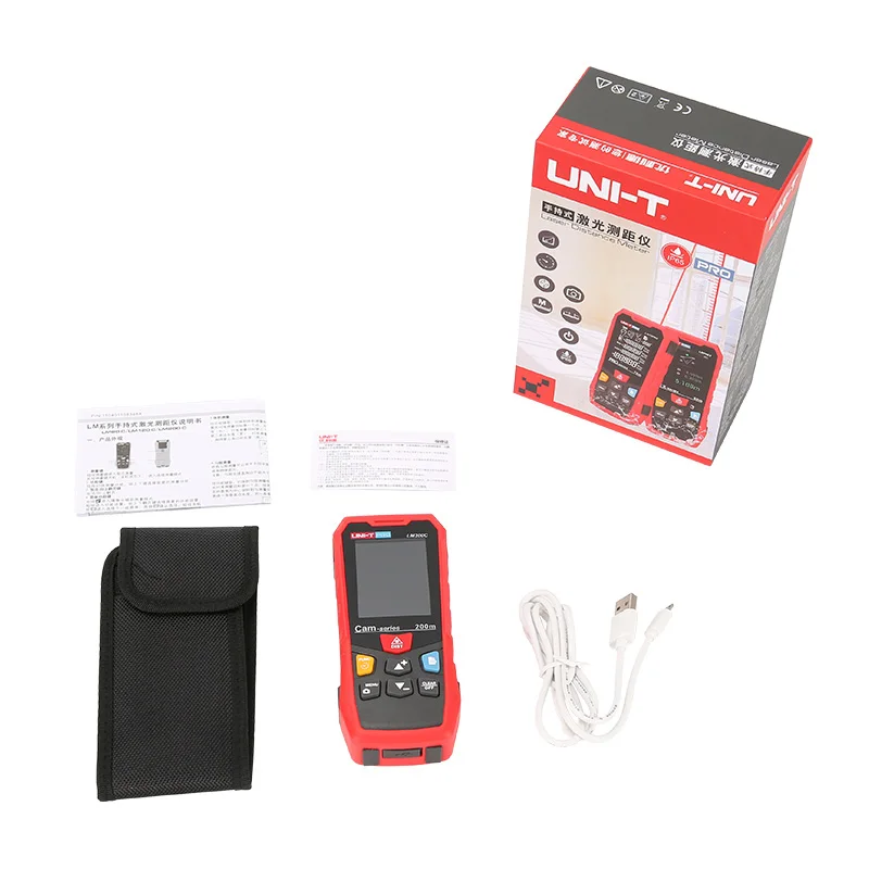 UNI-T LM80C/LM120C/LM200C Тип камеры лазерный дальномер(Pro C Edition) IP65 Водонепроницаемый/пылезащитный Многофункциональный дальномер