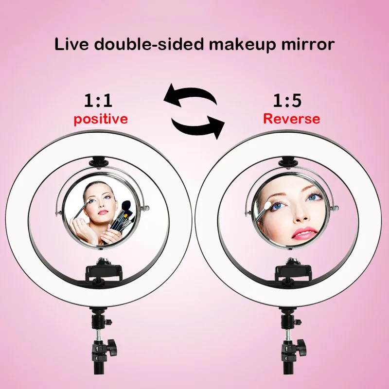  14 inch Dimmable phone Selfie Ring Light LED Photography Lighting For Youtube Video Studio Live Pho - 4000424908575