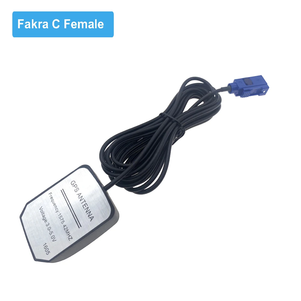 Fakra C Female to Fakra C Female RG174 Coaxial Pigtail Cable 3m 