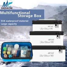 JIADIAONI многофункциональный ящик для хранения большой емкости рыболовные водонепроницаемые износостойкие аксессуары коробка для инструментов рыболовные снасти
