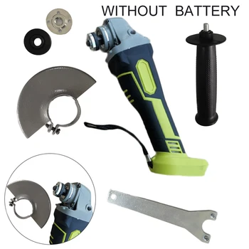 

Portable Electric Angle Grinder Over Current Protection Brushless Motor Cutting Wooden Metal Surfaces Power Tools