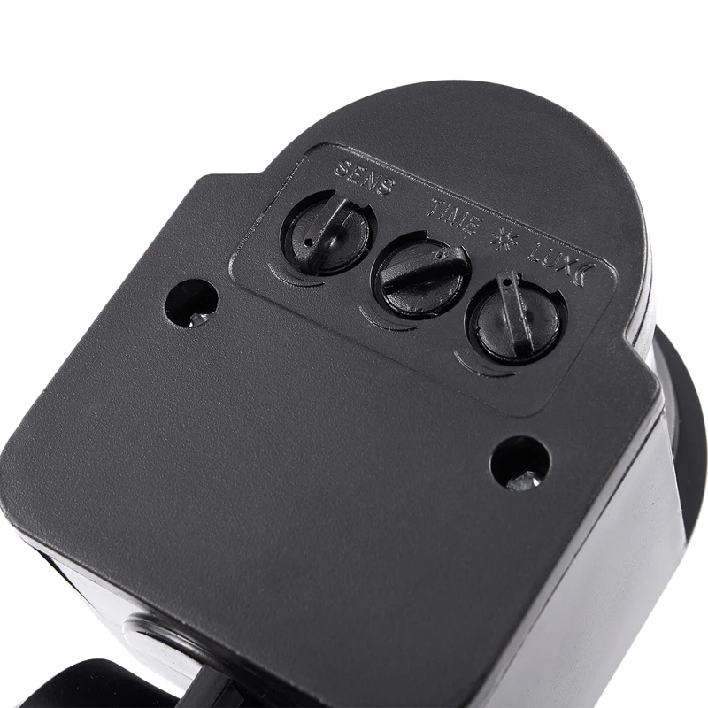 Открытый 12V DC Автоматический инфракрасный PIR датчик движения переключатель светодиодный светильник, черный