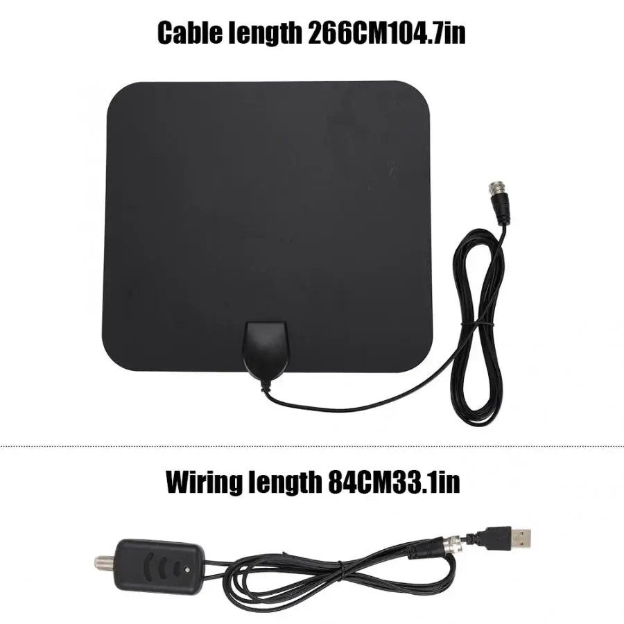 Телевизионная антенна DVB-T2 HD цифровая внутренняя HD ТВ антенна 10dbi усиление 80 км Диапазон телевизионные антенны с сильными наклейками F Мужская голова