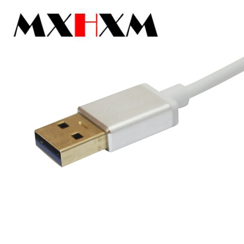 Usb3.0-поворот RJ45 проводной сетевой карты многофункциональный удлинитель концентратора 3 рта USB3.0 алюминиевый концентратор