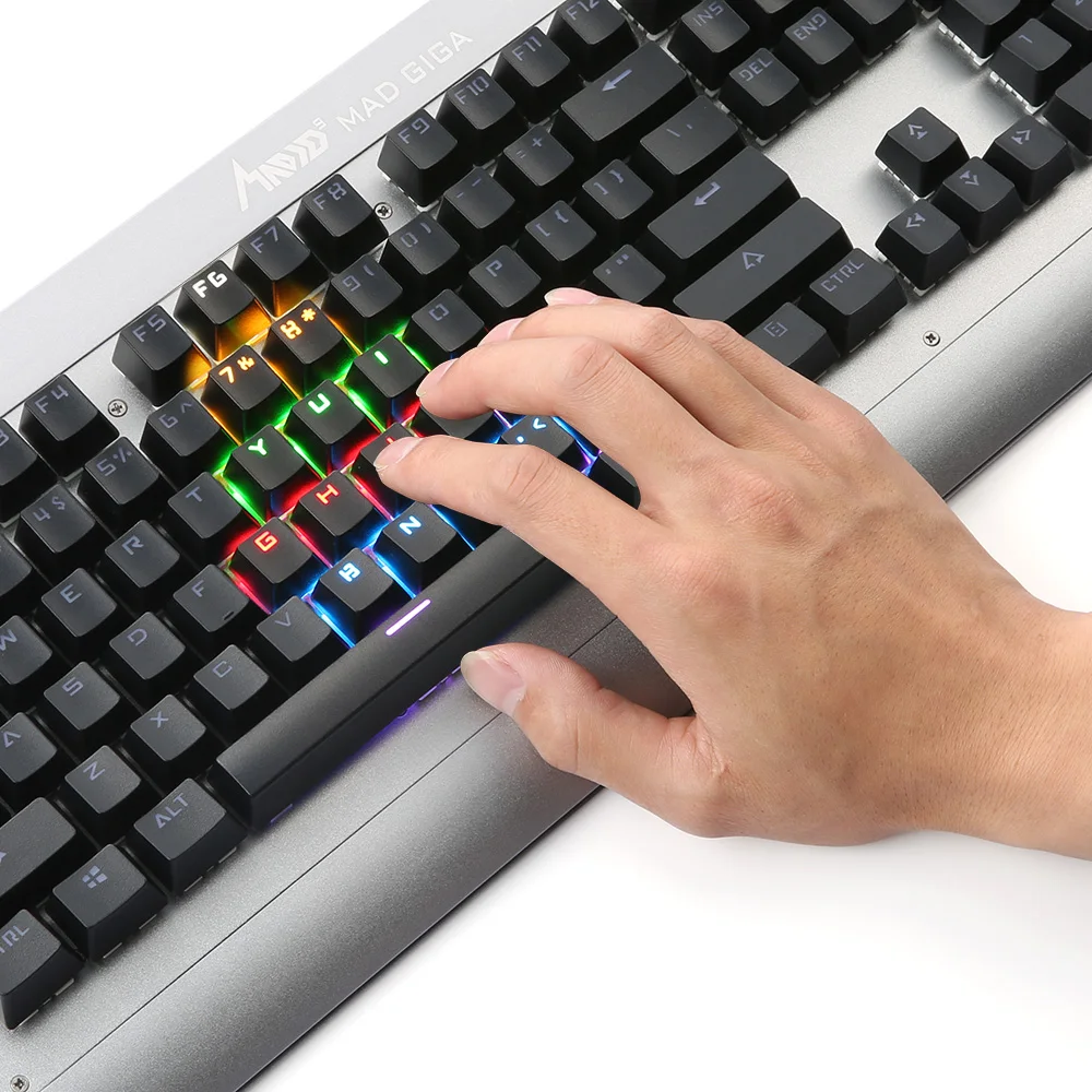 K380 Edition механическая клавиатура Проводная 104 клавиш RGB Blaclighting игровые клавиатуры для планшетов настольные игры