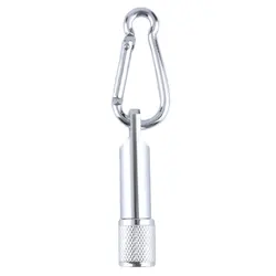 Mini lampe de poche en Aluminium à 5 Led, support suspendu 