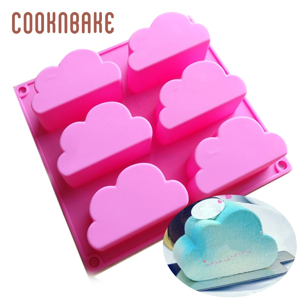 CDY-049 COOKNBAKE зуб силиконовая форма для печенья Кондитерские выпечки 6 отверстий зубы торт декоративная форма 3D Мыло Конфеты Шоколад кубик льда лоток - Цвет: CDY-049