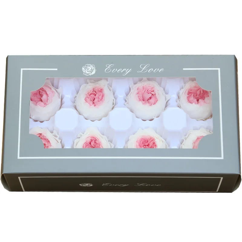 Вечный цветок Роза Остина 1 коробка высокое качество диаметр цветка 4-5 см