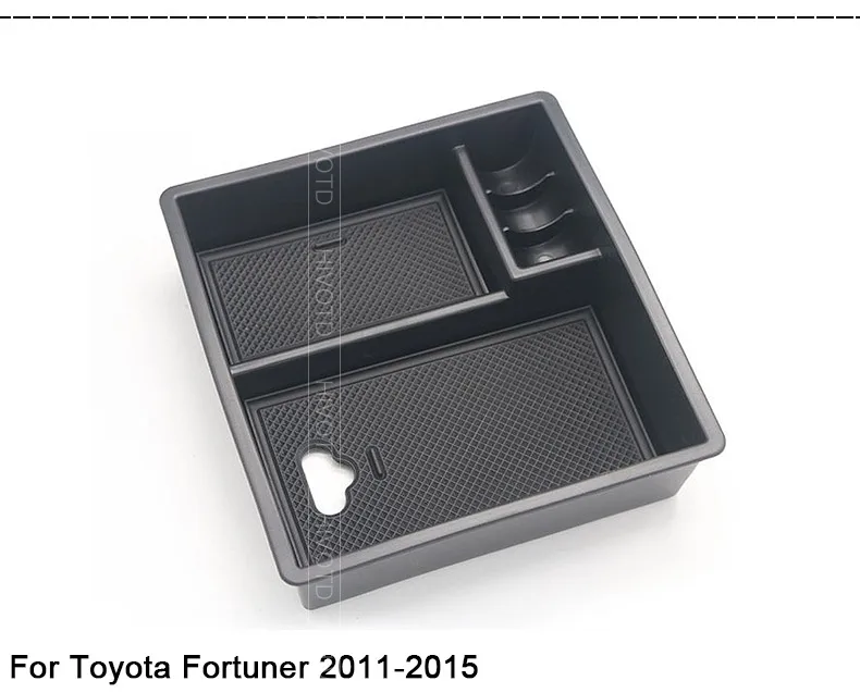 Hivotd для Toyota Fortuner, автомобильные аксессуары, центральный подлокотник, коробка для хранения, многофункциональный органайзер, контейнер для автомобиля, Стайлинг 2011