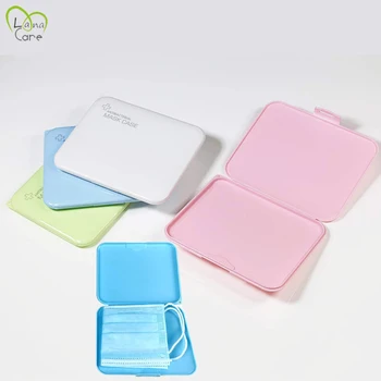 

Portable Disposable Face Mask Box Dustproof Mask Case Pollution-Free Disposable Mask Storage Box Ultra-thin Storage Organizer