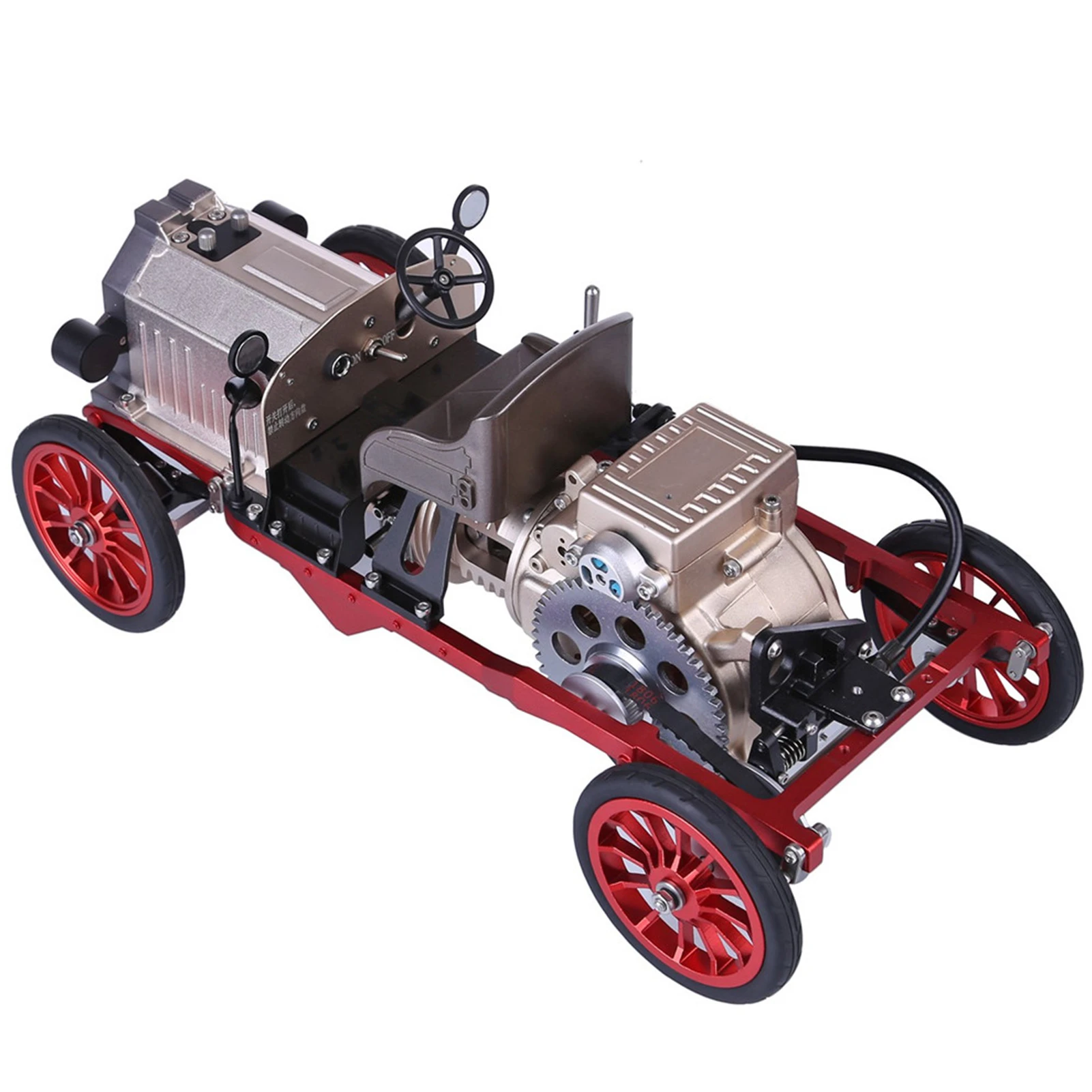 New Teching Assembly Dm227 Diy Vintage Classic Car Metal Mechanical Model Toy With Electric Engine Toys For Education Model Building Kits Aliexpress