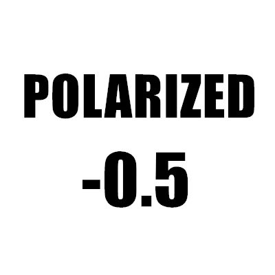 -0.50 POLARIZED SUMONDY диоптрий от 0 до 6 UV400 или поляризованные очки для близорукости, очки для мужчин и женщин, очки по рецепту для близоруких UF90 - Цвет линз: -0.50 POLARIZED