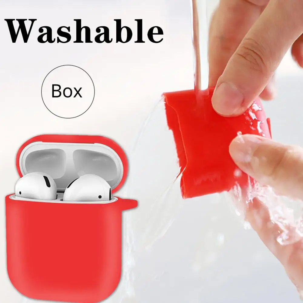 

Silicone Protective Sleeve Wireless Earphone Shatter-Resistant Anti-collision Cute Bluetooth Earphone Protective Sleeve