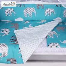 Комплект WB в кроватку 7-ми предметный на молнии AmaroBaby, бязь