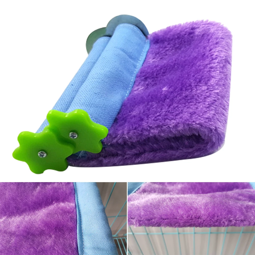 Игрушечная клетка, товары для домашних животных, подвесной гамак, Шиншилла, дом, птичье гнездо, зимнее для попугая, хомяка, окуня, мягкая теплая кровать