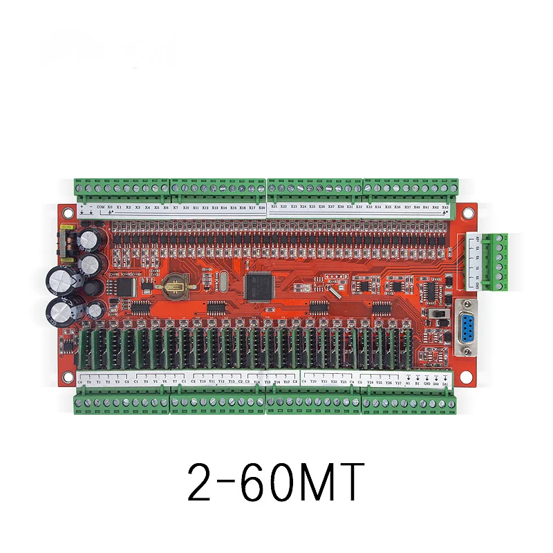 PLC промышленная плата управления FX2N-60MR 60MT пластина программируемый контроллер PLC, аналоговый вход: 4AD аналоговый выход: 2DA