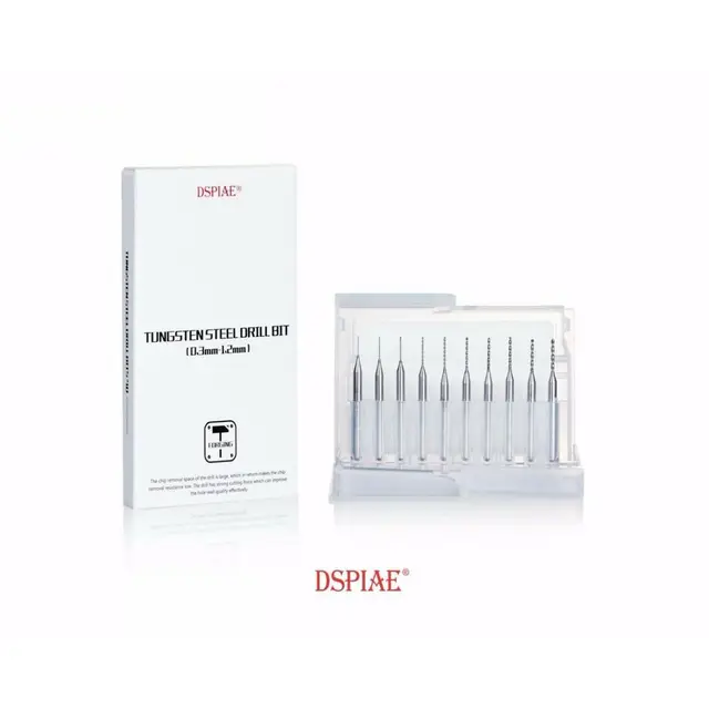 DSPIAE DB-03 Tungsten Steel Drill Bit (0.3mm-1.2mm) - Craft Tools 1