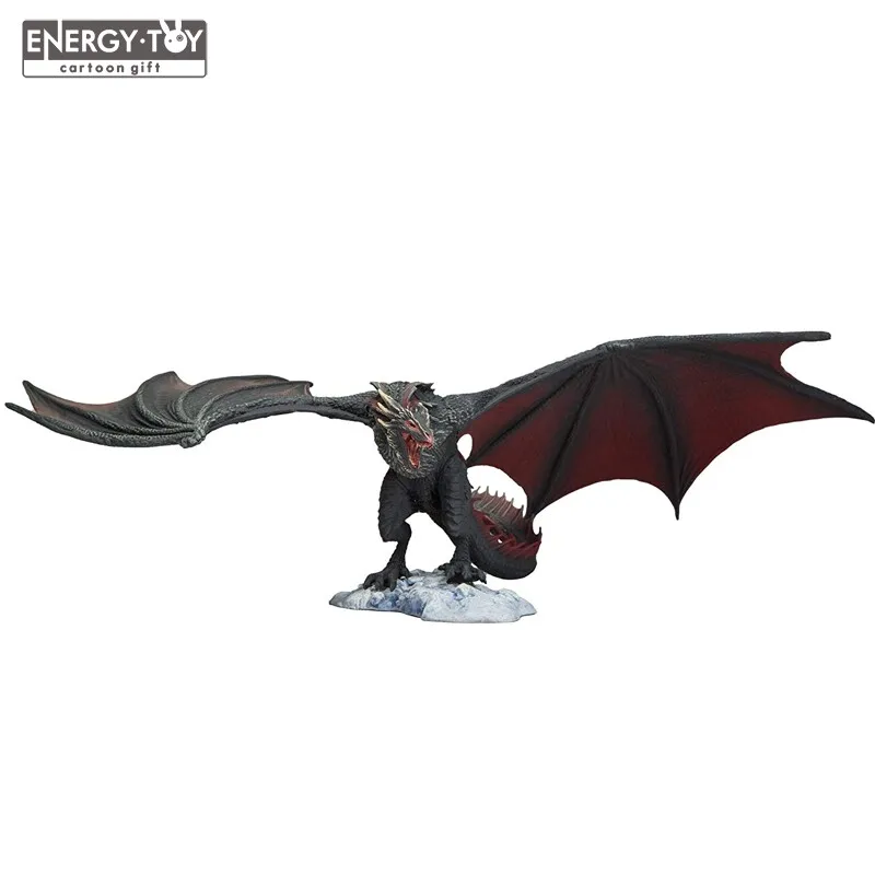

Cartoon Drogon Viserion Ice Dragon Rhaegal PVC action figure doll model toy