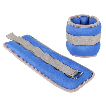

2pcs 0.5kg Gym Jogging Ankle Weight Soft Leakproof Buckle Adjustable Comfort Wrist Counterweight Strap Running Body Building