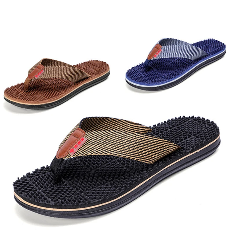 Новое поступление летние мужские Вьетнамки пляжные шлепанцы высокого качества