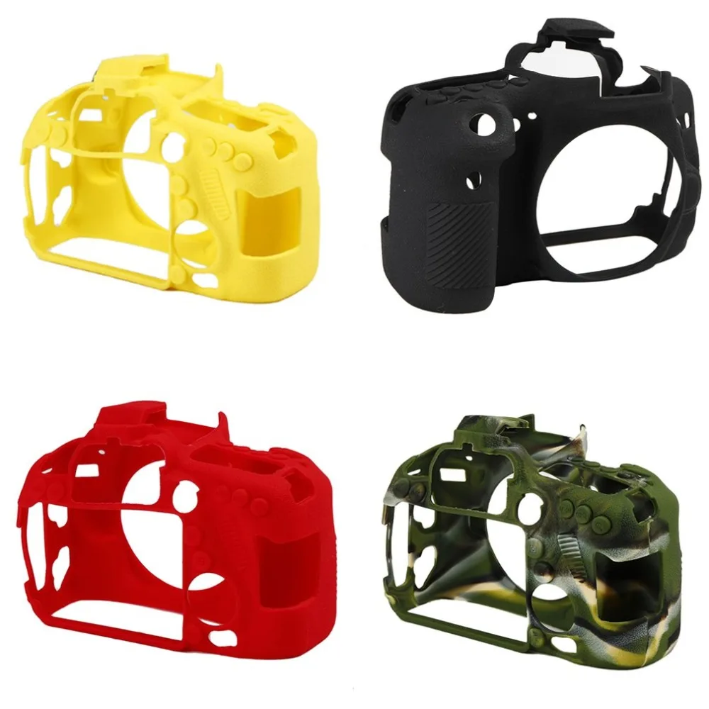 Чехол для Камеры нескользящий износостойкий удобный портативный прочный силиконовый чехол для Canon EOS 80D