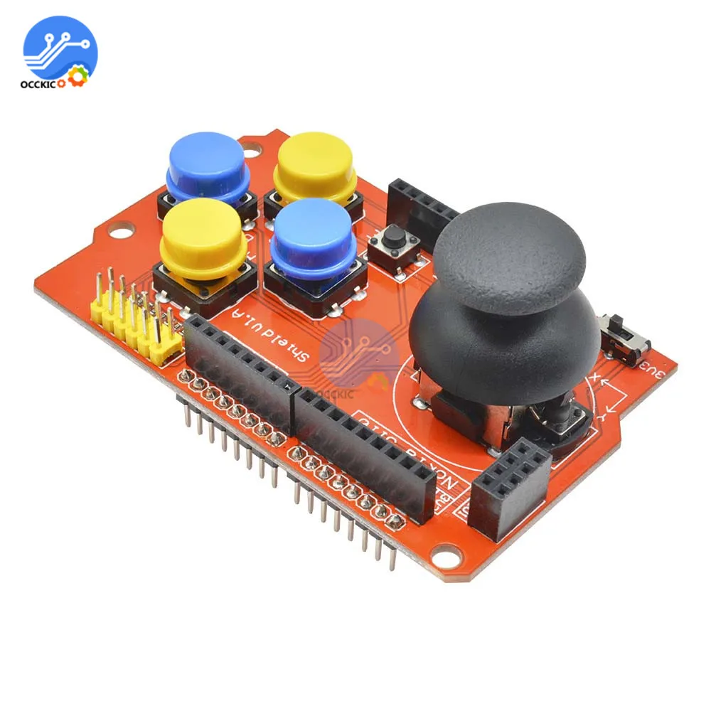 Геймпады контроллер Джойстик Клавиатура щит для Arduino nRF24L01 Nk 5110 ЖК-дисплей IEC 3,3 В джойстик PS2 плата контроллера