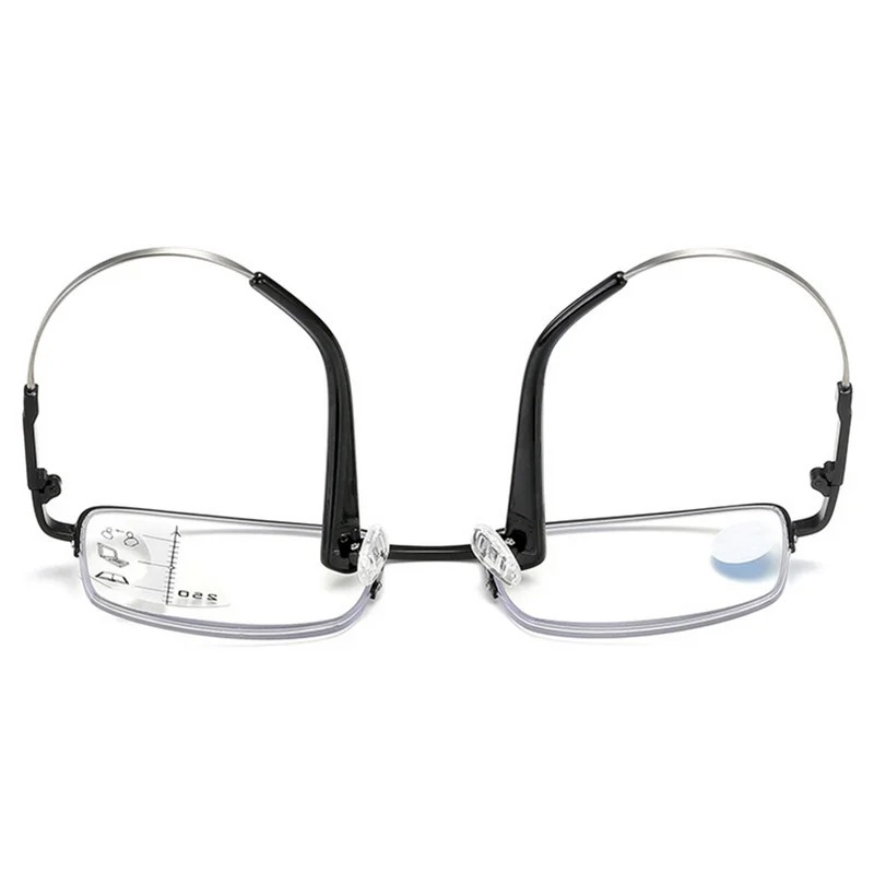 Progresywne okulary do czytania lub pracy przy komputerze Multifocus Blokujące niebieskie światło Zawias sprężynowy ze stopu tytanu 7 Progresywne okulary do czytania lub pracy przy komputerze Multifocus Blokujące niebieskie światło Zawias sprężynowy ze stopu tytanu 5