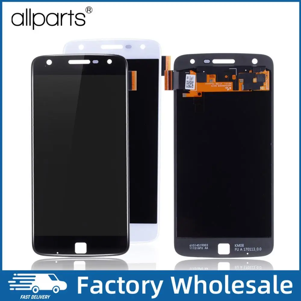 Продажа AMOLED OLED Дисплей для Motorola Moto Z Play font b LCD b font XT1635 XT1635 02 в сборе с тачскрином Оригинал черный белый
