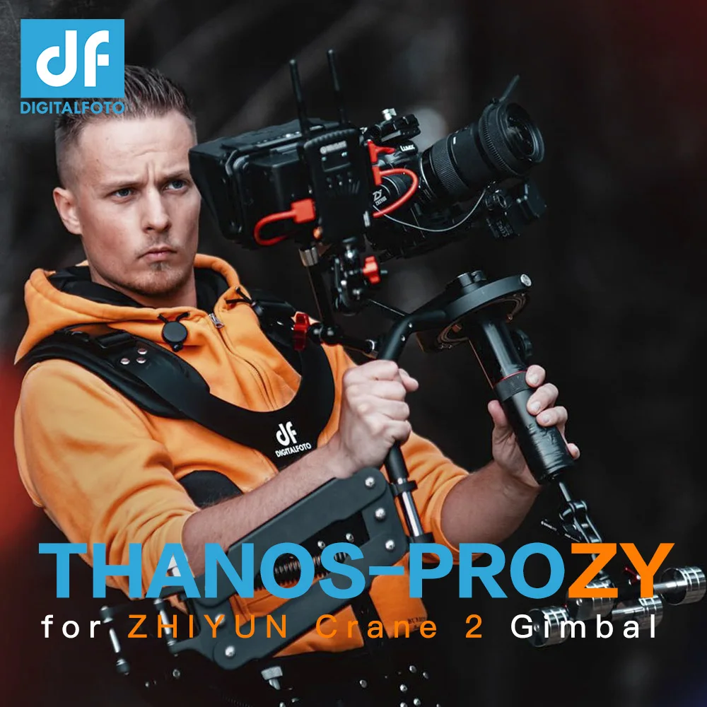 DF DIGITALFOTO THANOS Профессиональный стабилизатор Gimbal Vest Steadicam с пружинной рукояткой по