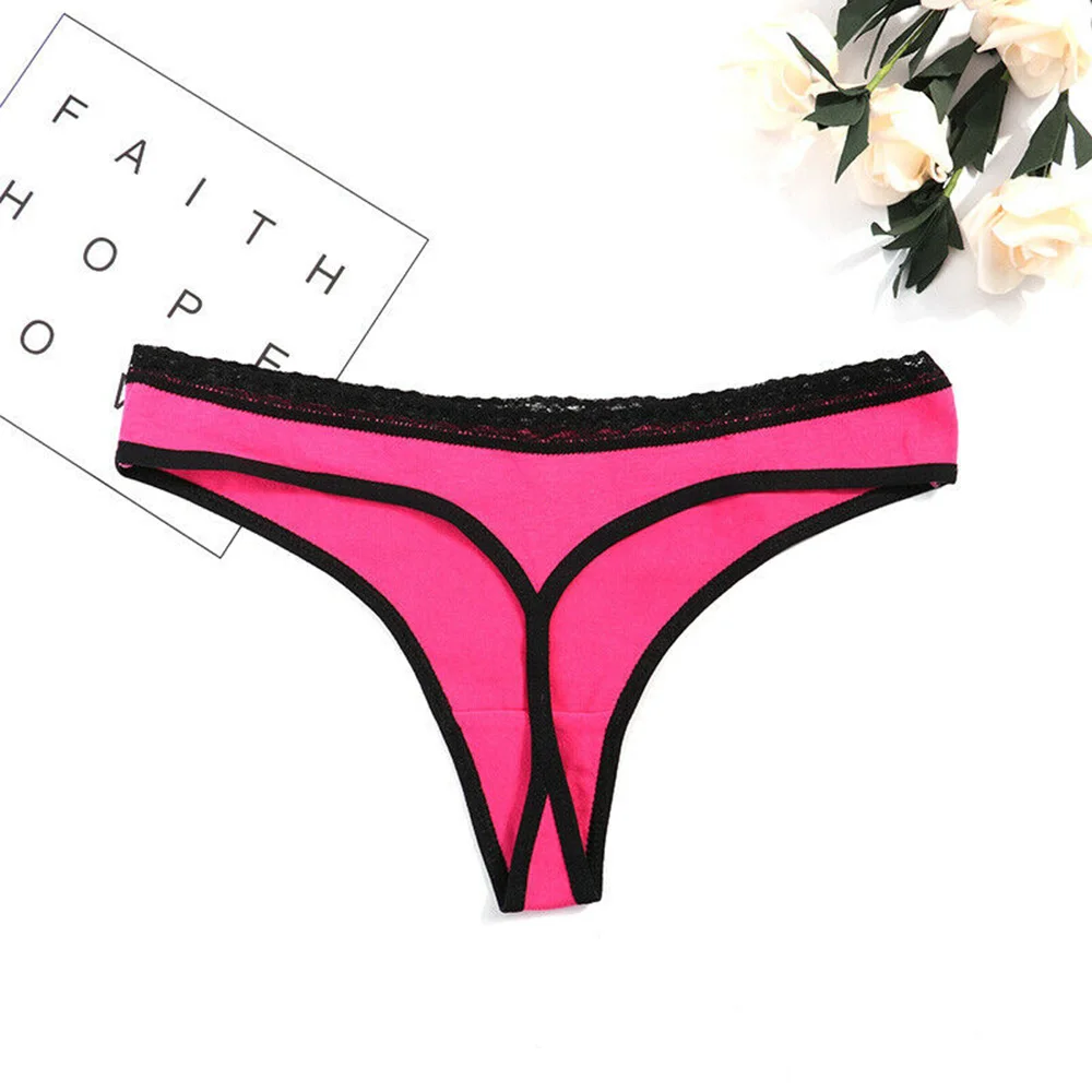 1 шт. женские хлопковые трусы стринги с заниженной талией|Женские трусики| |